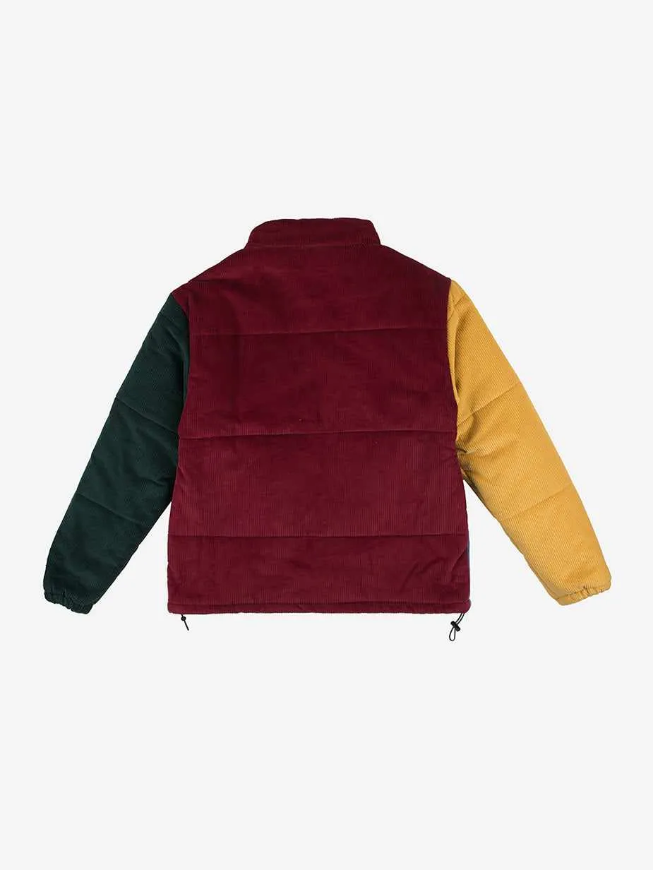 Hogwarts Colorblocked Corduroy Puffer Jacket