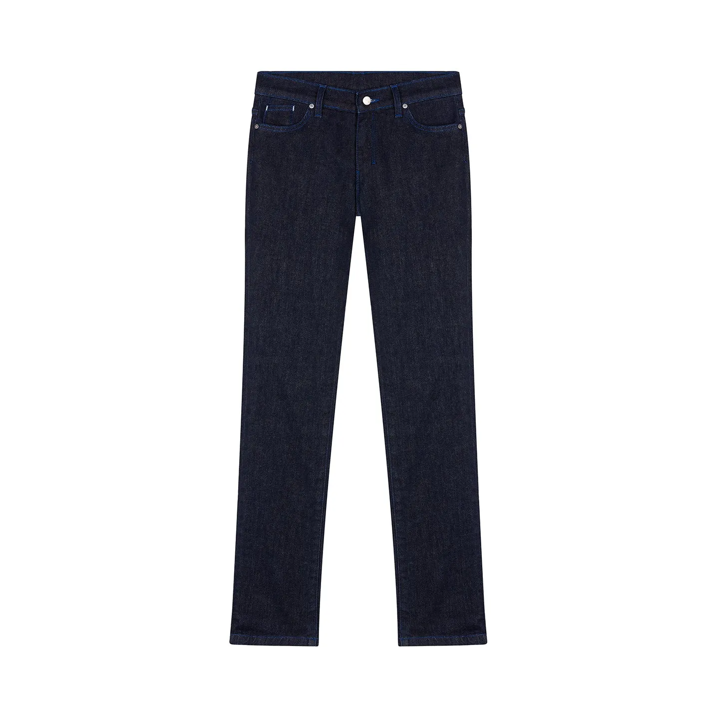 Jean femme ajusté taille standard Brut MHB x Atelier TUFFERY - Augusta