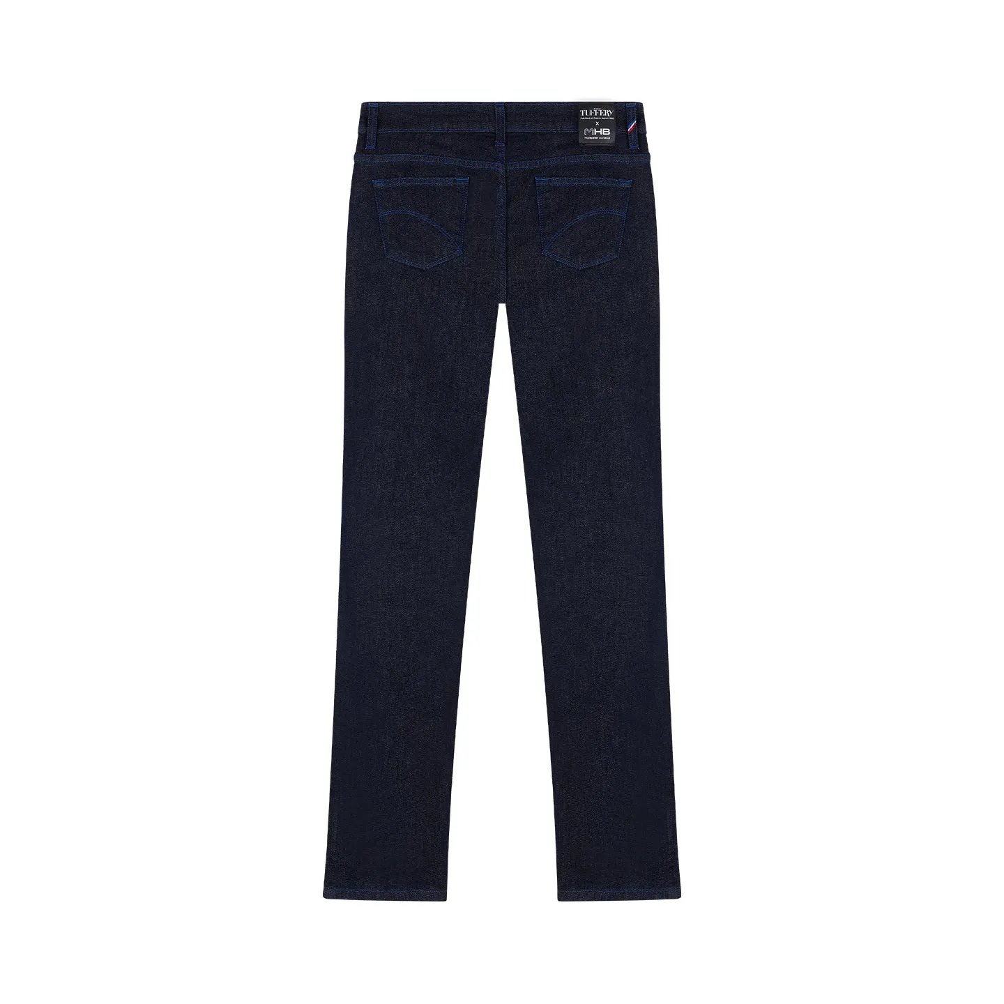Jean femme ajusté taille standard Brut MHB x Atelier TUFFERY - Augusta