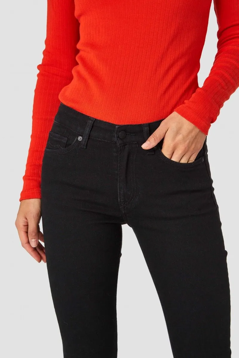 Juno High in Stay Black Jeans