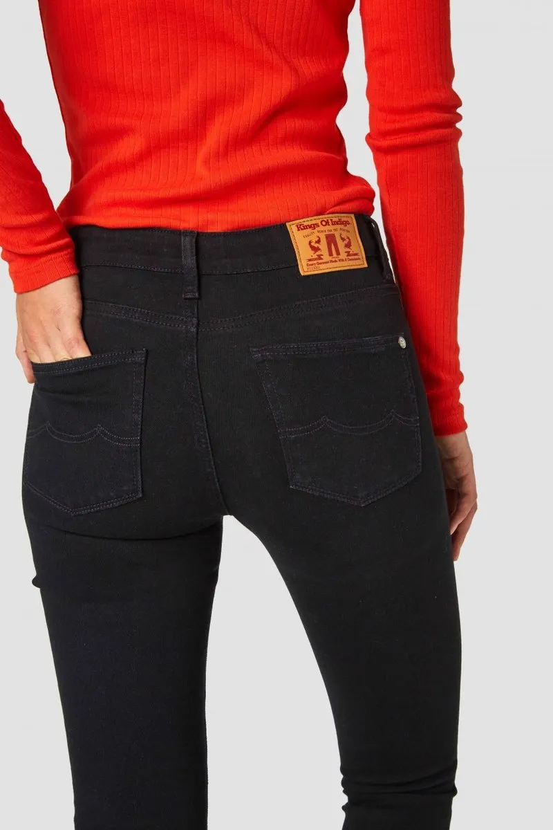 Juno High in Stay Black Jeans