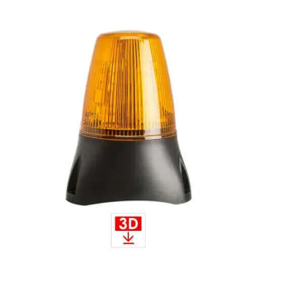 Moflash LEDD100 LED Beacon, Flashing, Surface Mount x2Pcs