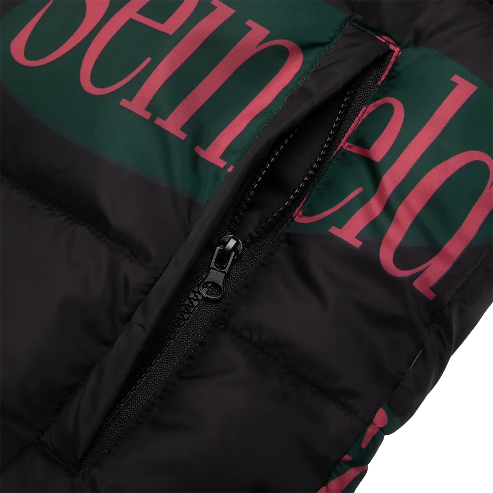 Seinfeld All Over Print Logo Puffer Jacket