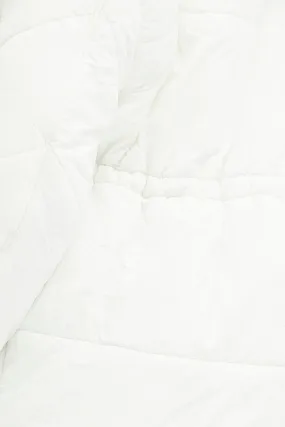 White Puffer Jacket Long Sleeve